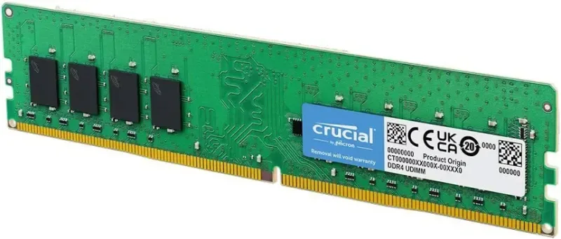 Crucial DDR4 8 Go 2400 MHz - vue principale