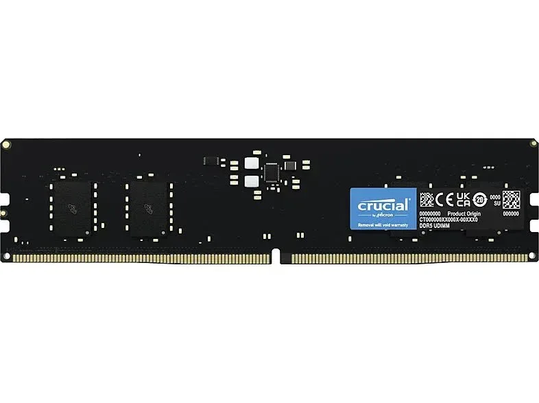 Crucial DDR5 8 Go 4800 MHz - vue principale
