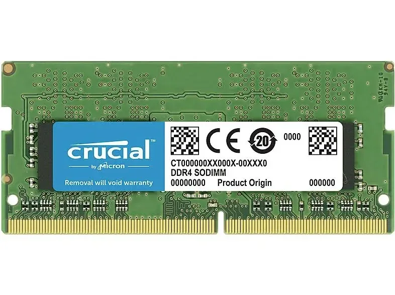 Crucial SO-DIMM 8 Go DDR4 3200 MHz - vue principale