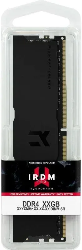 Goodram IRDM Deep Black 64 Go Kit 2x32Go DDR4 3600 MHz - vue principale