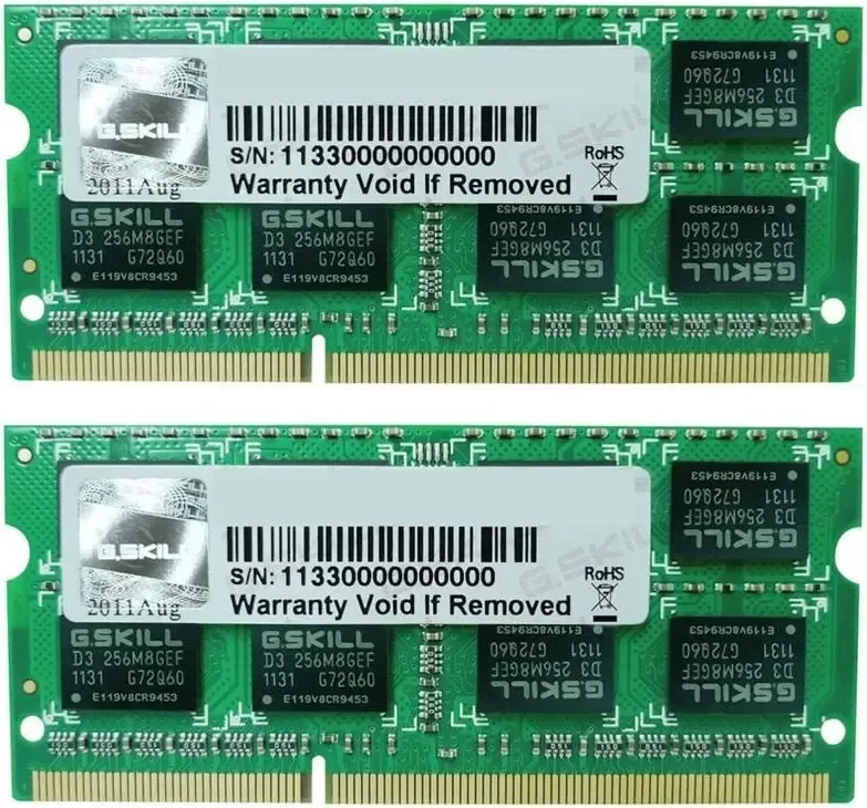 G.Skill 8 Go Kit 2x4Go DDR3 1600 MHz - vue principale
