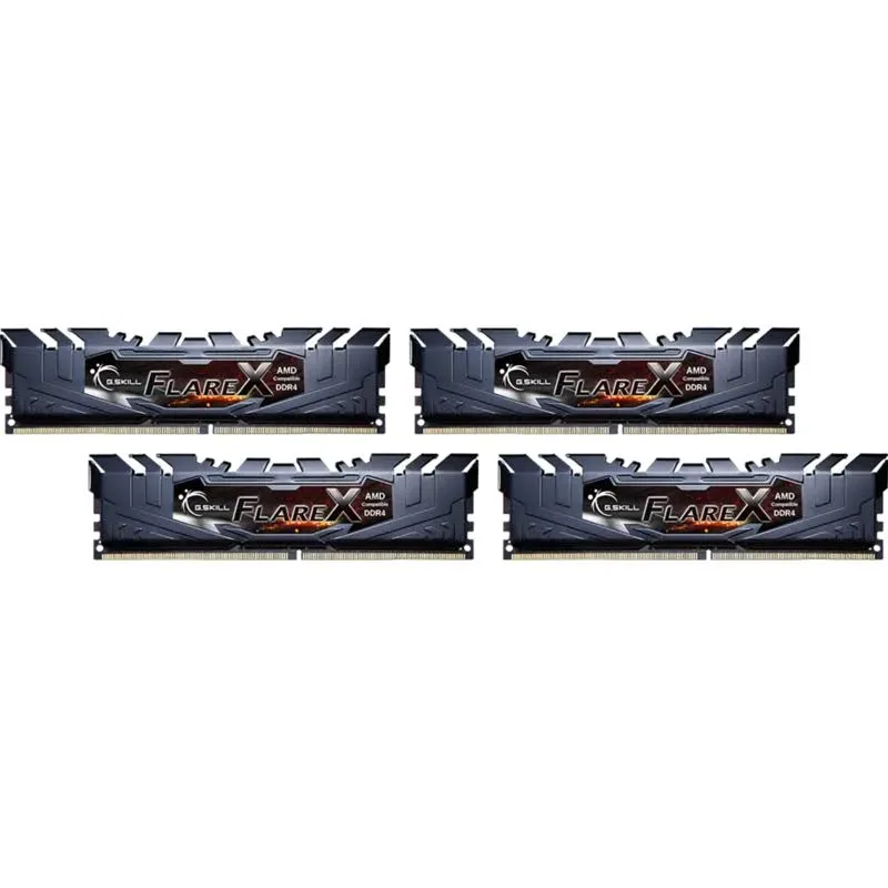 G.Skill Flare X 32 Go Kit 4x8Go DDR4 3200 MHz - vue principale