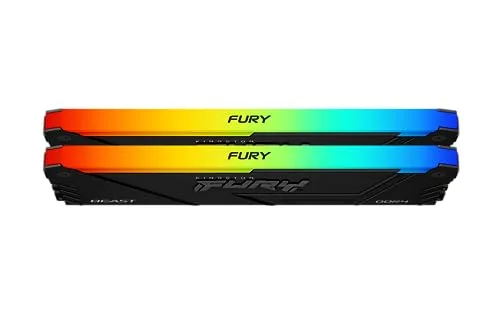 Kingston Fury Beast 32 Go Kit 2x16Go DDR4 3200 MHz RGB - vue 2