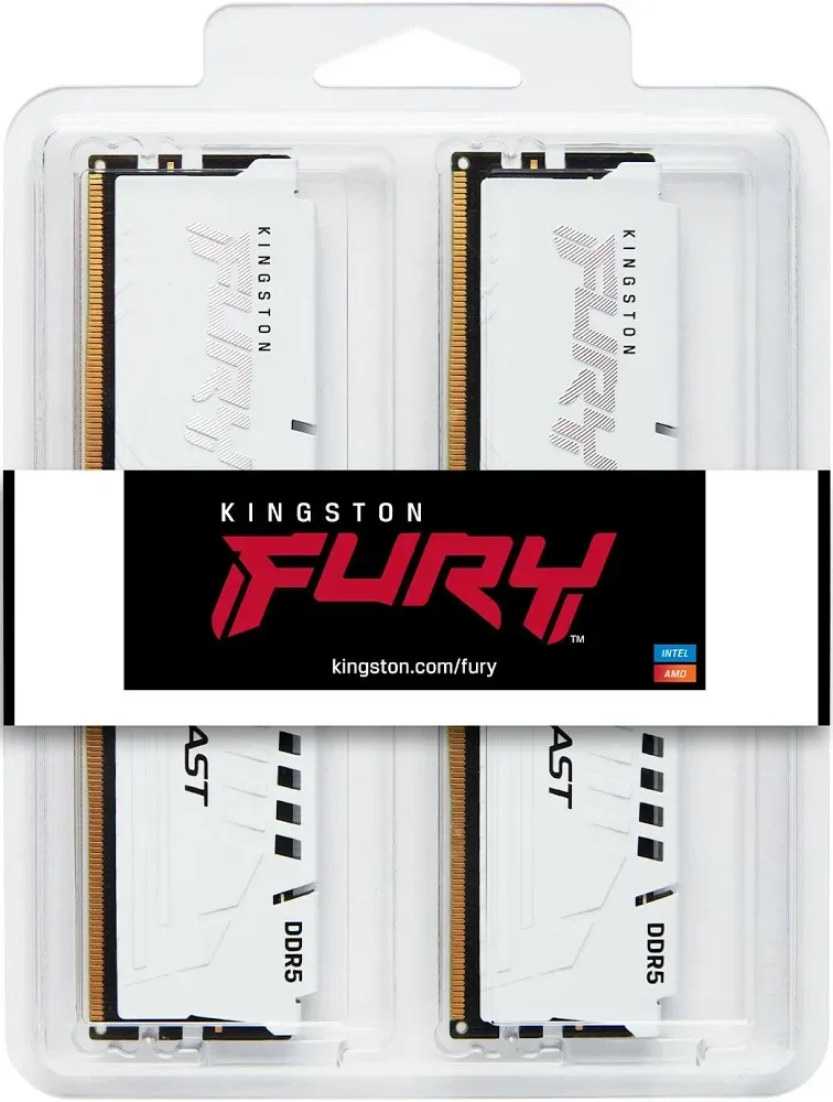 Kingston Fury Beast 32 Go Kit 2x16Go DDR5 3600 MHz - vue 2