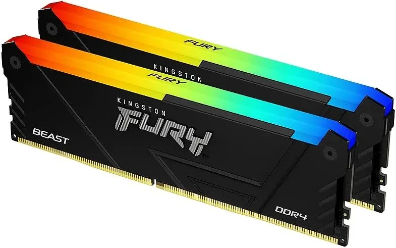 Kingston Fury Beast RGB 16 Go Kit 2x8Go DDR4 3600 MHz - vue principale