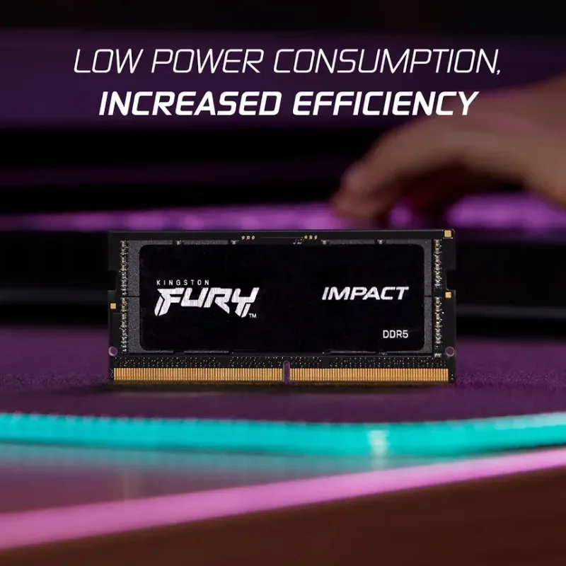 Kingston FURY Impact 16 Go Kit 2x8Go DDR5 4800 MHz - vue 3