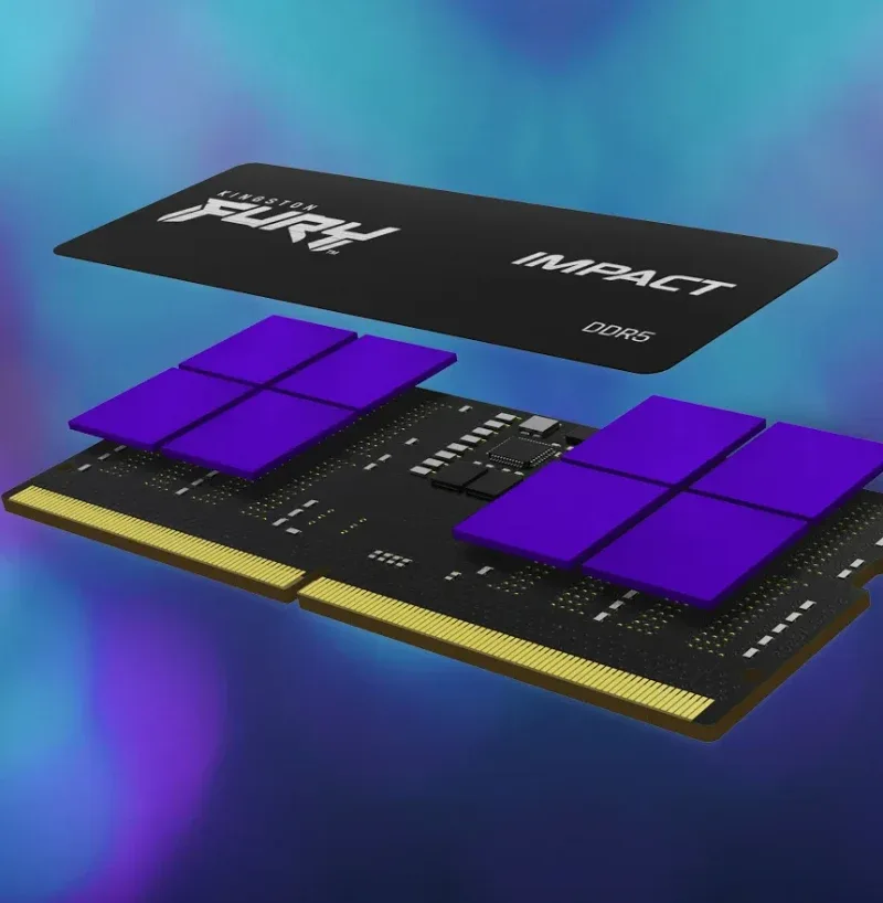 Kingston FURY Impact 32 Go Kit 2x16Go DDR5 4800 MHz - vue 3
