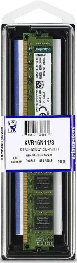 Kingston ValueRAM 8 Go DDR3 1600 MHz - vue principale