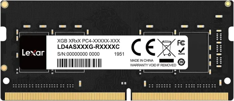 Lexar LD4AS 8 Go DDR4 3200 MHz - vue principale