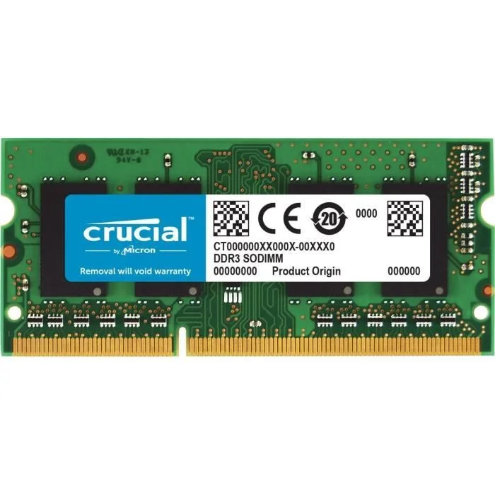 Crucial CT102464BF160B 8 Go DDR3L SO-DIMM 1600 MHz