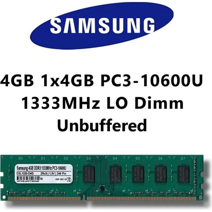 Samsung DDR3 4 Go 1333 MHz SO-DIMM