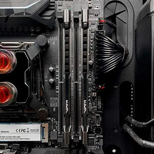 Patriot Viper Acier 64 Go Kit 2x32Go DDR4 3200 MHz - vue 6