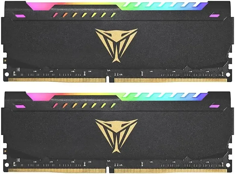 Patriot Viper Steel RGB 16 Go Kit 2x8Go DDR4 3600 MHz - vue principale