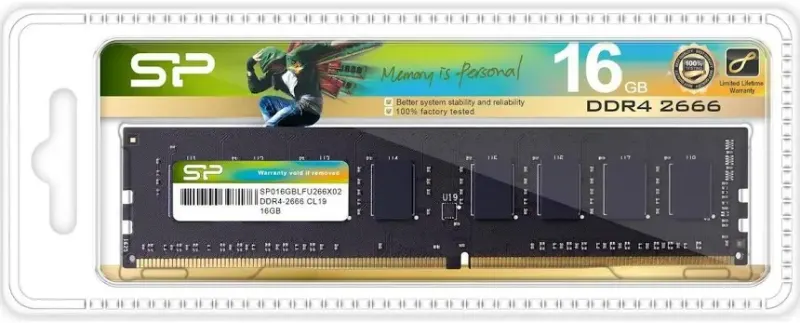Silicon Power 16 Go DDR4 2666 MHz - vue 3