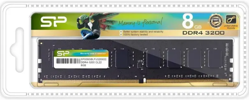 Silicon Power 8 Go DDR4 3200 MHz - vue 4