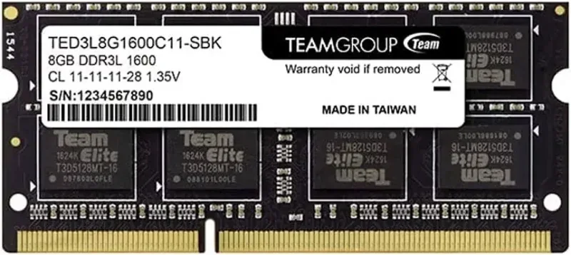 Team Group 8 Go DDR3 1600 MHz - vue principale