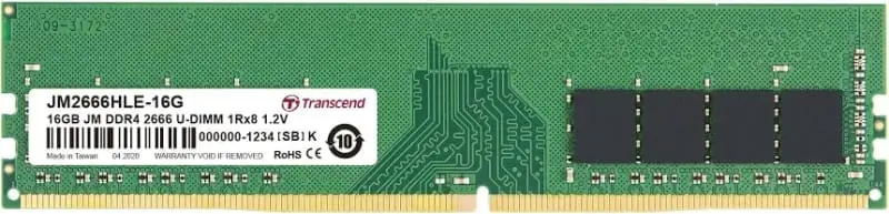 Transcend JetRam 16 Go DDR4 2666 MHz - vue 4