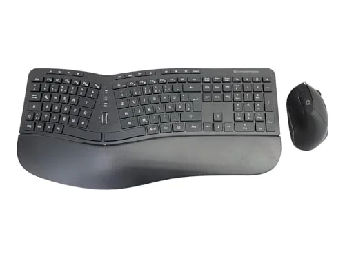 Conceptronic ORAZIO02DE clavier-souris ergonomique sans fil