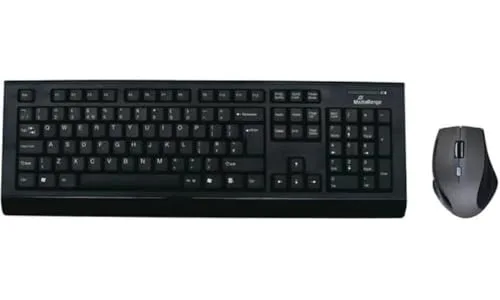 MediaRange MROS104UK clavier-souris sans fil QWERTY