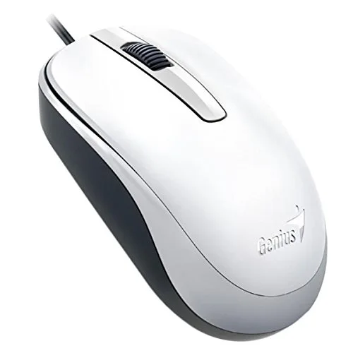 Genius DX-120 souris filaire 3 boutons 1000 dpi blanche