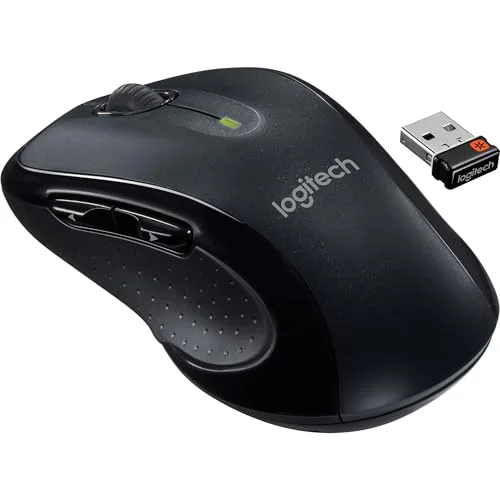 Logitech M510 Souris sans fil 5 boutons laser noire