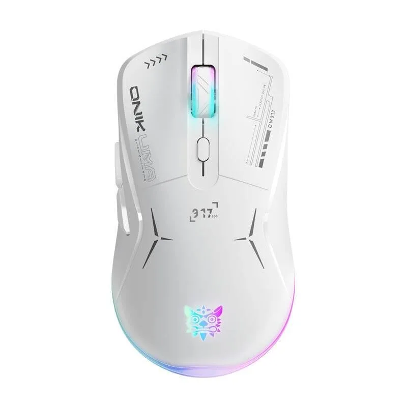 ONIKUMA CW917 Souris gaming sans fil RGB, blanche