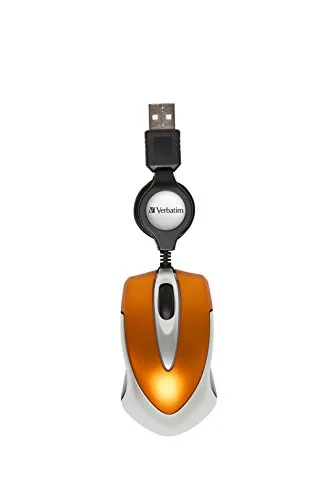 Verbatim Go Mini Optical Travel Mouse Orange