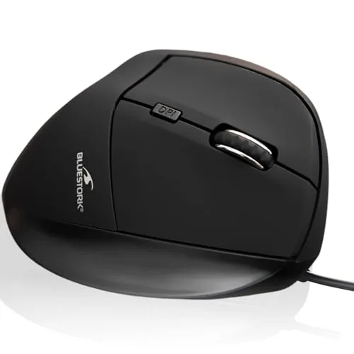 Bluestork M-W-ERGO Souris ergonomique filaire 7600 DPI