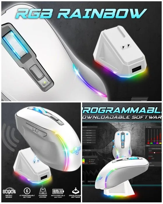 Spirit of Gamer Elite M50 Wireless 8000 DPI RGB