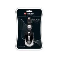 Verbatim Go Mini Souris optique de voyage noire