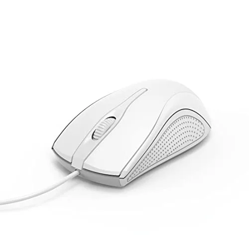Hama MC-200 souris optique filaire USB blanche