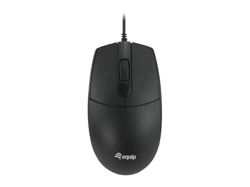 equip Souris optique USB silencieuse ergonomique