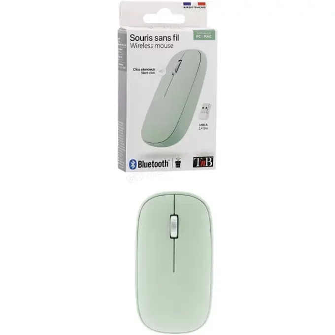 T'nB Color Souris sans fil Bluetooth Verte