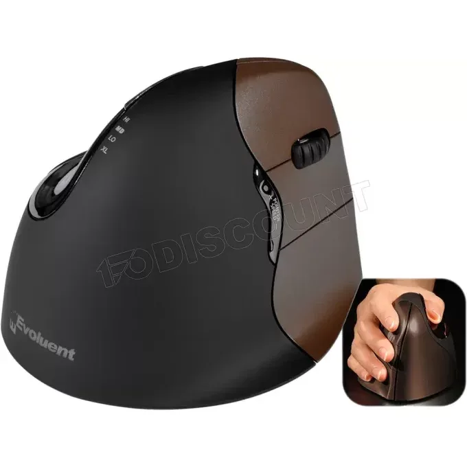 Evoluent VerticalMouse 4 Small sans fil pour droitier