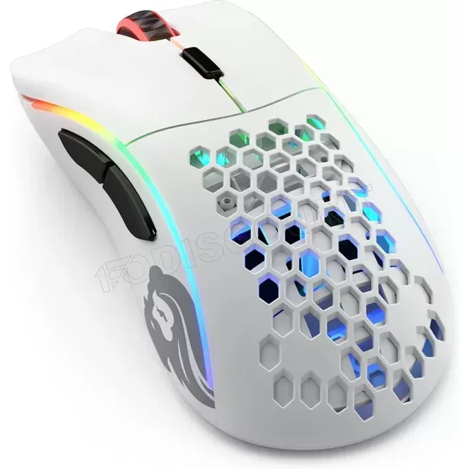 Glorious Model D- Wireless Blanc Mat RGB