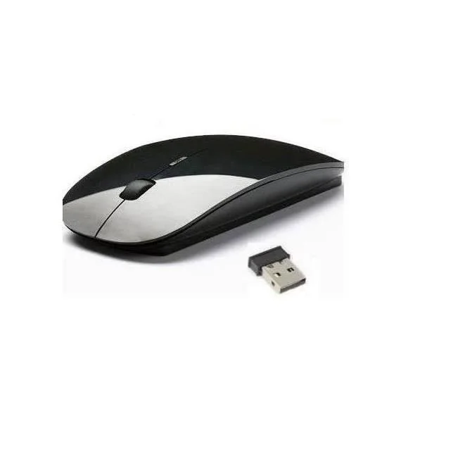 MOONMINI Ultra Thin Souris sans fil 2.4G optique
