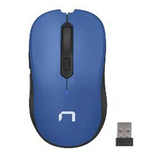Natec Toucan souris sans-fil Bluetooth 1600 dpi bleue