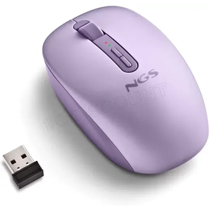 NGS Fog Dual Purple souris sans fil Bluetooth 5.2