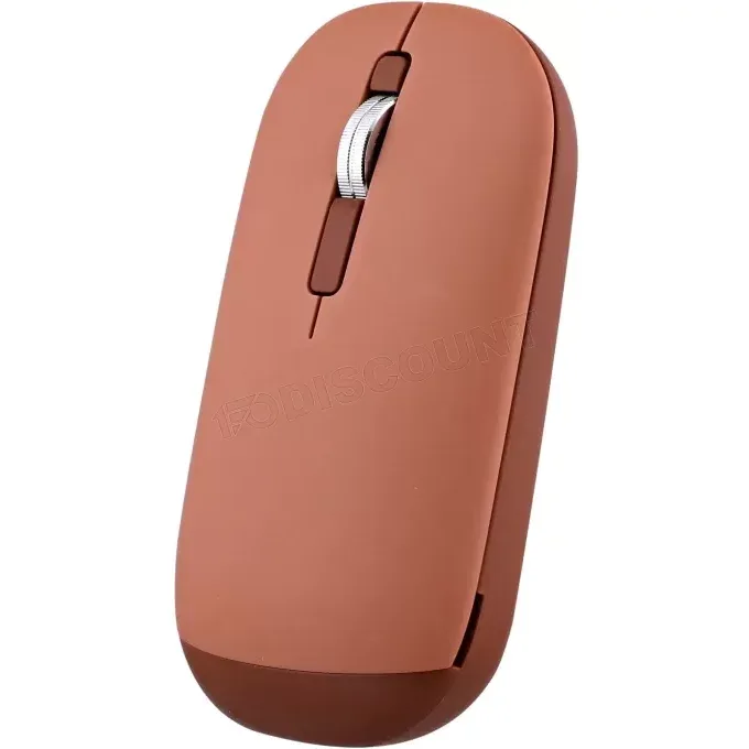 T'nB Color 3 souris sans fil Bluetooth USB-A rouge