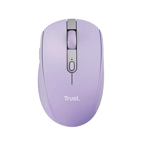 Trust Ozaa Souris sans fil Bluetooth 2,4 GHz violette