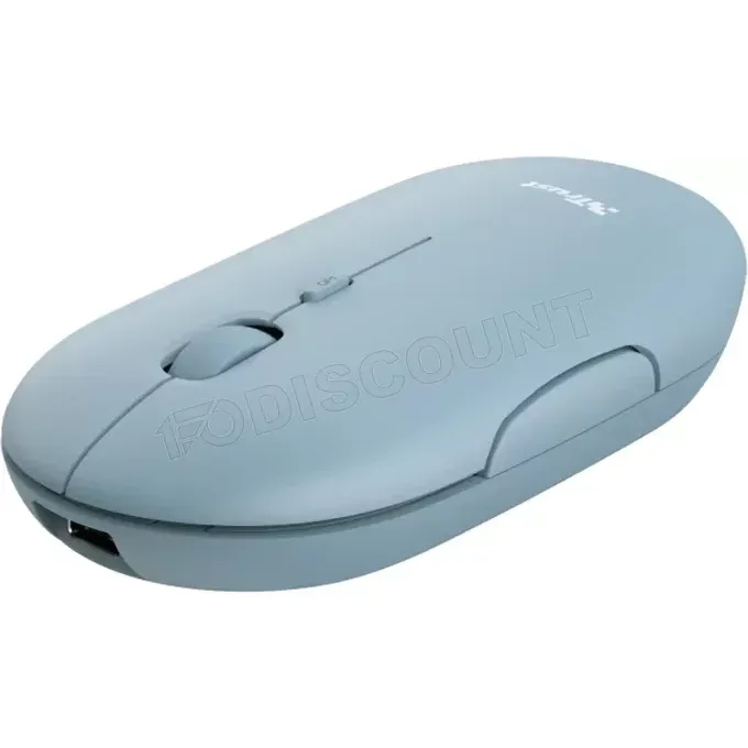 Trust Puck Souris sans fil 1600 DPI bleue