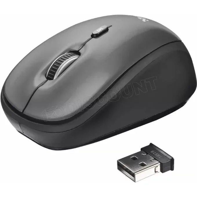 Trust Yvi+ Silent Wireless Mouse Noir