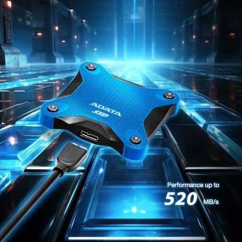 ADATA SD620 512 Go SSD Externe Bleu - vue 4