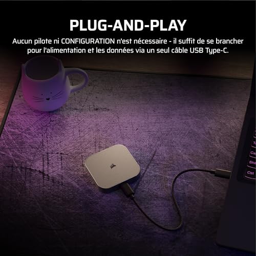 Corsair EX300U 4TB SSD Externe MagSafe - vue 6