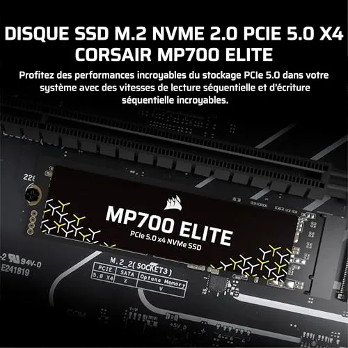 Corsair MP700 Elite 1 To PCIe 5.0 - vue 2