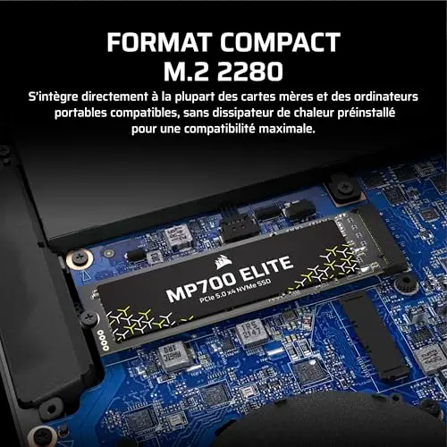 Corsair MP700 Elite 1 To PCIe 5.0 - vue 6