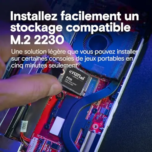 Crucial P310 2 To 2230 - vue 2