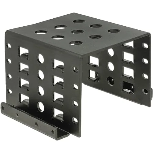 Delock 18271 cadre 4 x 2,5" vers 3,5" noir