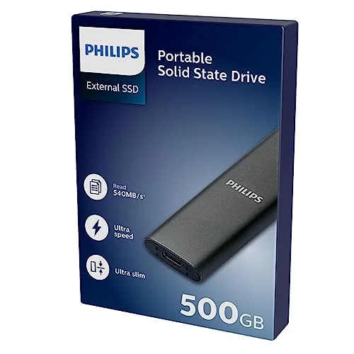Disco Duro Philips SSD Externe 500GB - vue 2