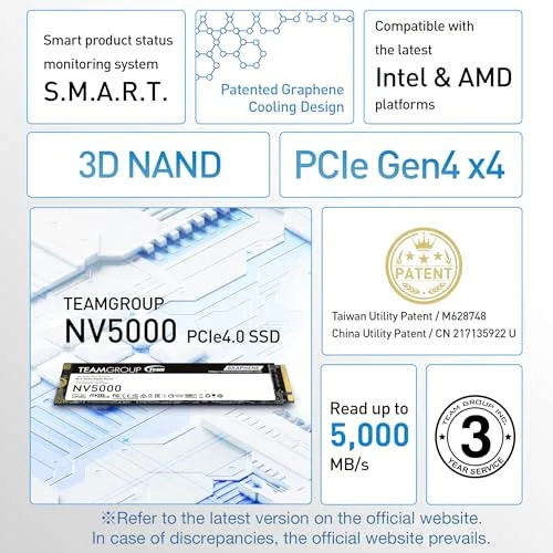 Disque Dur Team Group NV5000 500GB - vue 7